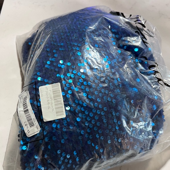 Sequin off shoulder mermaid cocktail formal gown dress - Picture 6 of 10